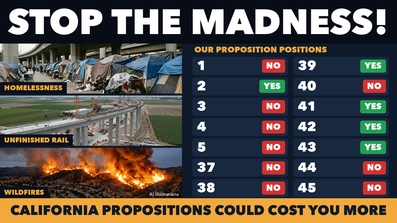 Stop the Madness! California Propositions Could Cost You More video cover